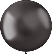 Ballons Gris Chrome 48cm 5pcs