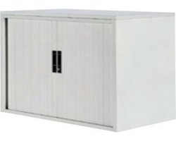 Archiefkast met slot - 120cm breed - Roldeurkast 75x120x45 - 1 legplank - Wit (Nederlands Product - BUUR Collectie)