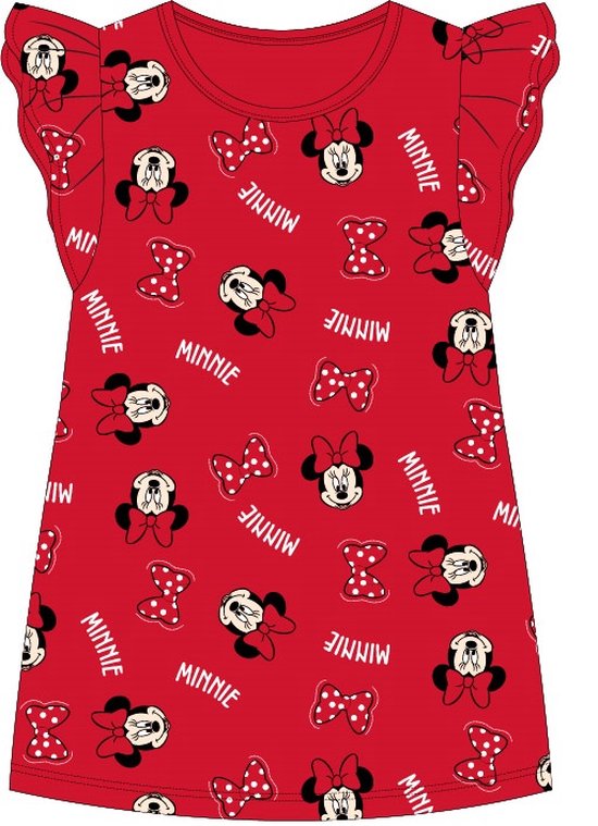 Minnie Mouse nachthemd rood maat 110/116