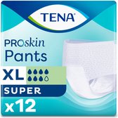 4x TENA Pants Super ProSkin Extra Large 12 stuks
