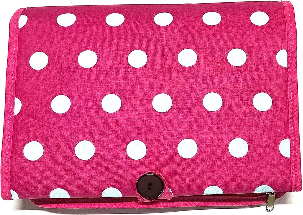 Vagabond Hang-Up Toilettas "Hot Spot" 4178-afmeting 25,5 x 5 x 20 cm opgevouwen.