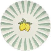 Dishes & Deco - Dinerbord Coquille Citron 28cm - Dinerborden