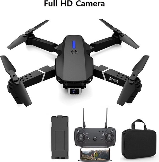 Quad Drone met Camera en Opbergtas - Full HD Camera voor verbluffende luchtfoto's en vliegplezier