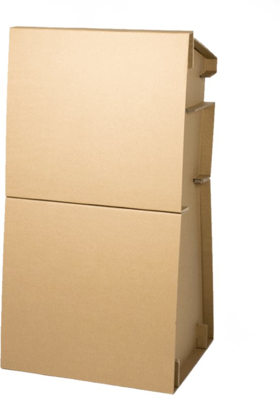 Kartonnen Spreekgestoelte - lessenaar - katheder - Duurzaam Karton - Met logo (55x55cm) - KarTent
