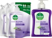 Dettol - Refill Relaxing Lavender 2x500ML - Relaxing Lavender 1x250ML - Voordeelverpakking