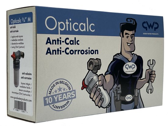 Opticalc - antikalk - bescherming tegen kalkaanslag en corrosie - 3/4M - INCL. PATROON - GWP (GoodWaterProducts)