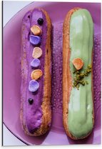 Dibond - Kleurlijke Lunch - 40x60 cm Foto op Aluminium (Met Ophangsysteem)