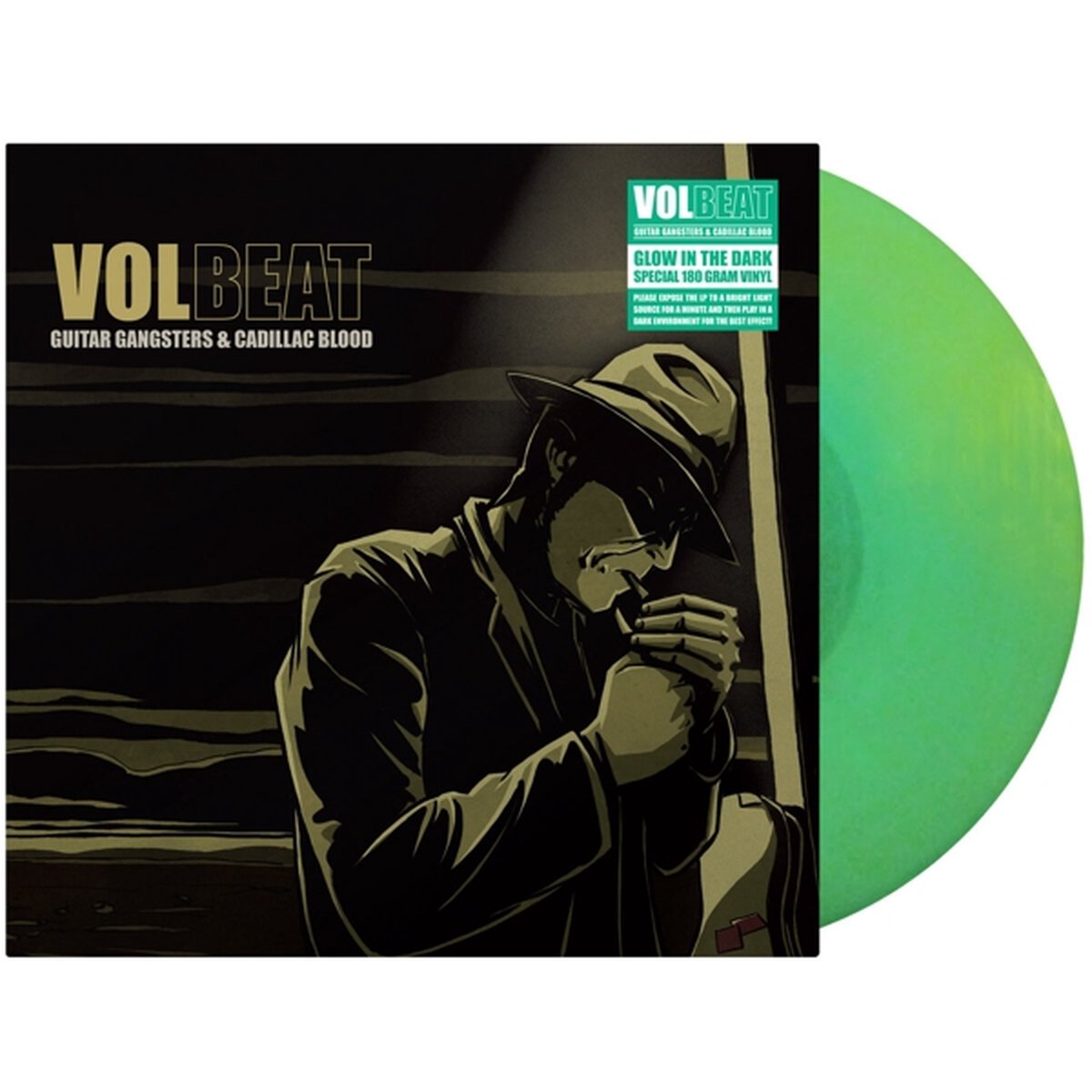 Volbeat - Guitar Gangsters & Cadillac Blood ( Green Glow in the Dark Vinyl) - Volbeat