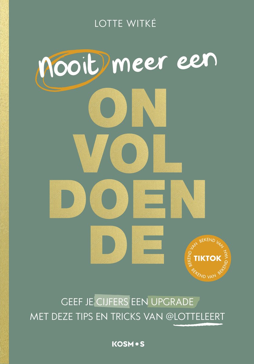 Omslag van Nooit meer een onvoldoende