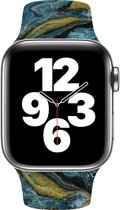 Apple Watch bandje Horlogebandje Horlogebandjes Dames maat 38/40/41 mm Marmer Look Groen