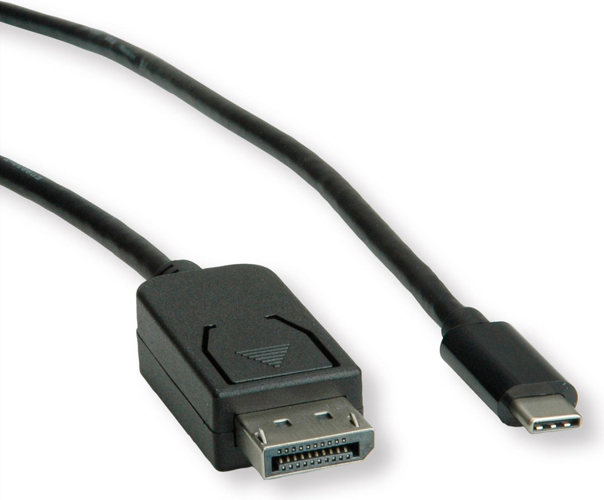 ROLINE USB type C - DisplayPort adapterkabel, v1.2, M/M, 2 m