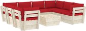 vidaXL-9-delige-Loungeset-met-kussens-pallet-vurenhout