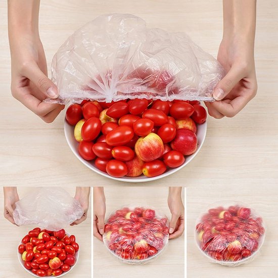 Sacs de rangement en plastique pour légumes et fruits, couvercle