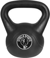 Gorilla Sports Kettlebell - Kunststof - 16 kg