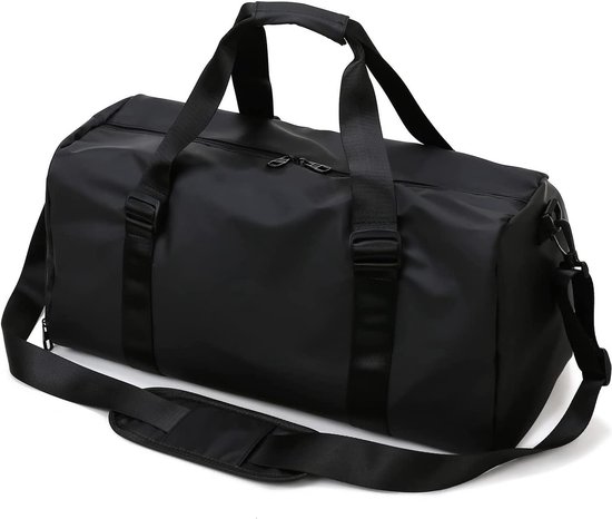 Sac de sport avec compartiment à chaussures et poche humide, Sac de voyage  avec bandoulière, Sac de sport imperméable pour homme et femme, Sac de sport  léger