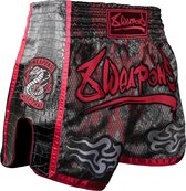 8 WEAPONS Muay Thai Shorts Snake Rood maat S