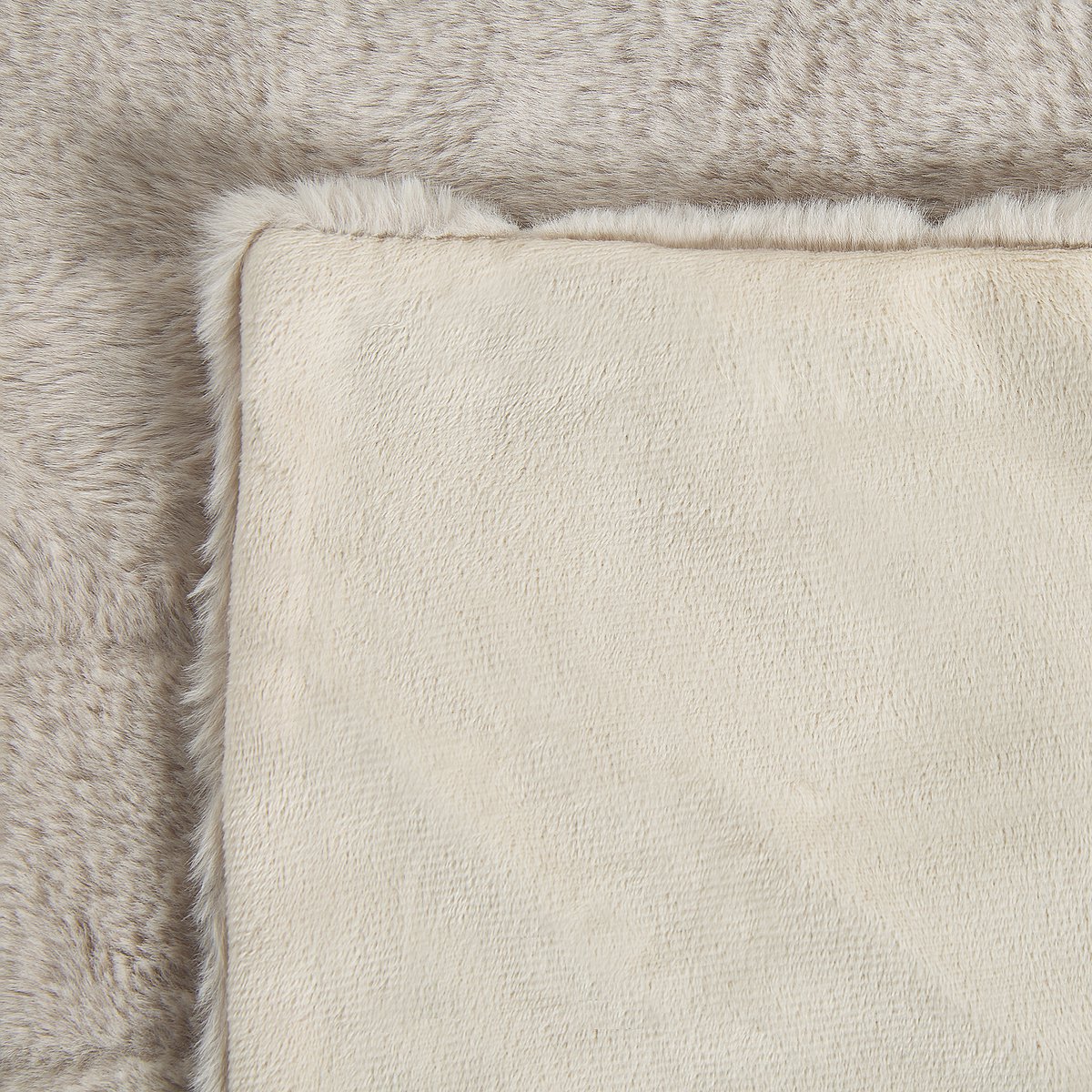 LABYAR - Plaid - Beige - 180 x 220 cm - Polyester