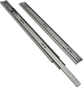 Guide de tiroir Tiroirs lourds fermeture amortie Glissières à extension complète Rails de guidage 45 mm 550MM