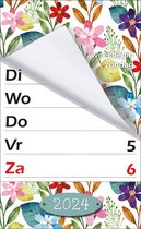 MGPcards - XL-kalender 2024 - Week begint op Zondag - Bloemen - Kleur