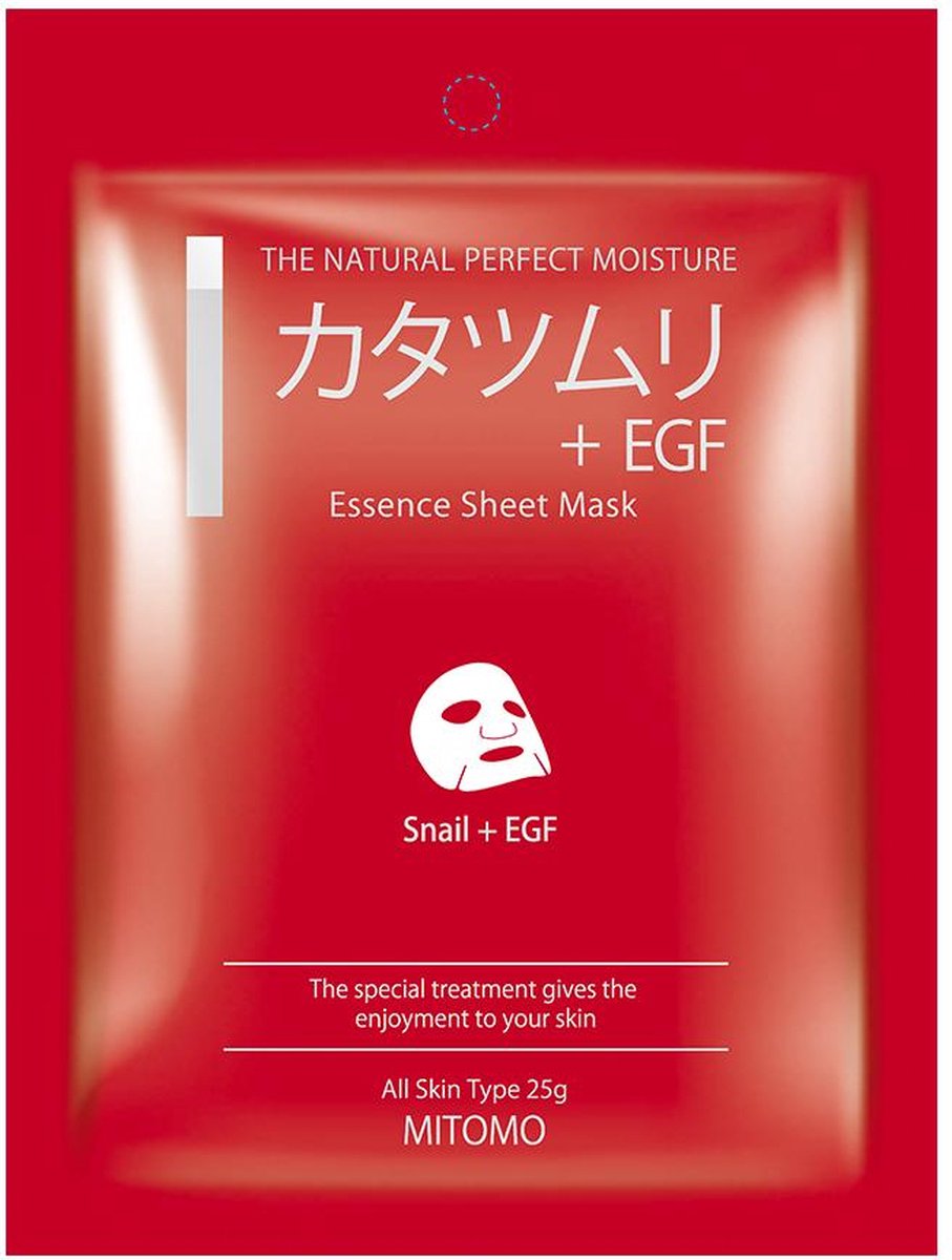 Mitomo Snail & Egf Tissue Masker - Gezichtsmasker - Sheet Masker - Gezichtsverzorging Dames