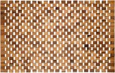 badmat hout • deurmat 100% acaciahout • badmat hout antislip • houten mat van echt hout • afmetingen: 50 x 80 cm