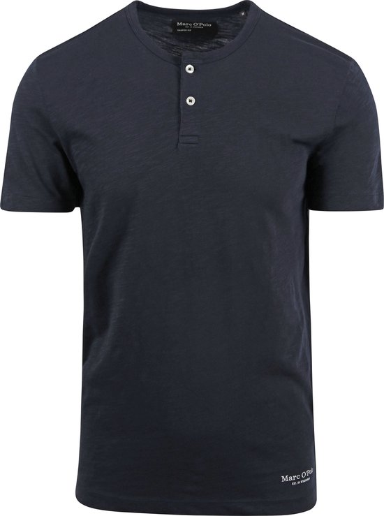 Marc O'Polo - T-Shirt Slub Navy - Heren - Maat XXL - Regular-fit