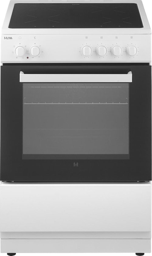 ETNA FIV560WIT - Vrijstaand inductiefornuis - Multifunctionele elektrische oven - 2-fase - 60 cm