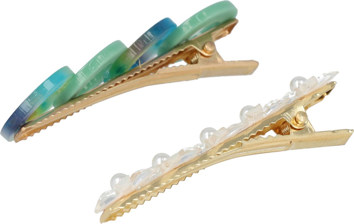 Wendalern Bruiloft kristallen haarspelden bruid parel haarspeld strass bloem haarspeld goud cz haarspeld haarstukje decoratieve haaraccessoires voor vrouwen en meisjes