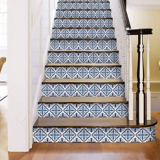 Ulticool Décoration Stickers carrelages - Delft Blauw Wit Nederland - 15x15 cm - 15 pièces