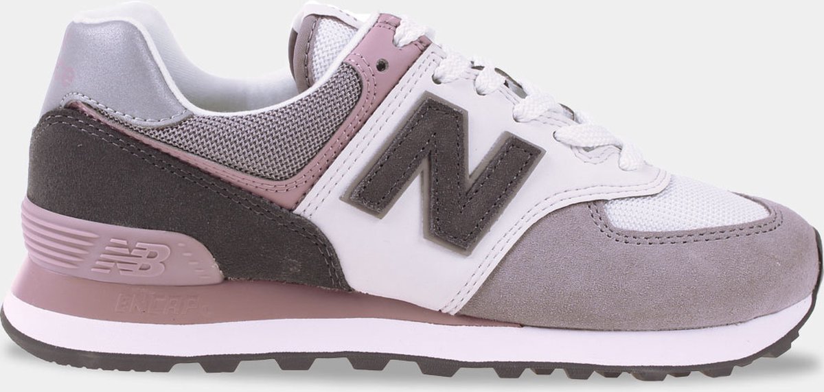 New Balance 574 Grijs Roze Dames bol