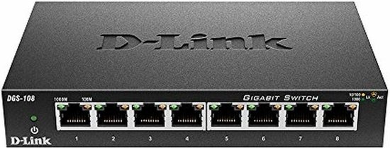 Commutateur Gigabit non géré de bureau à 8 ports - DGS-108