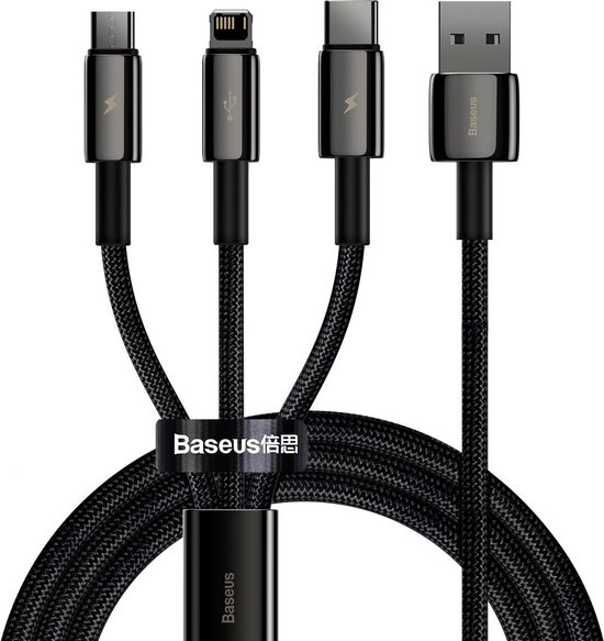 Câble USB-C vers Lightning 3 m Noir - Belkin Boost Charge - Câble