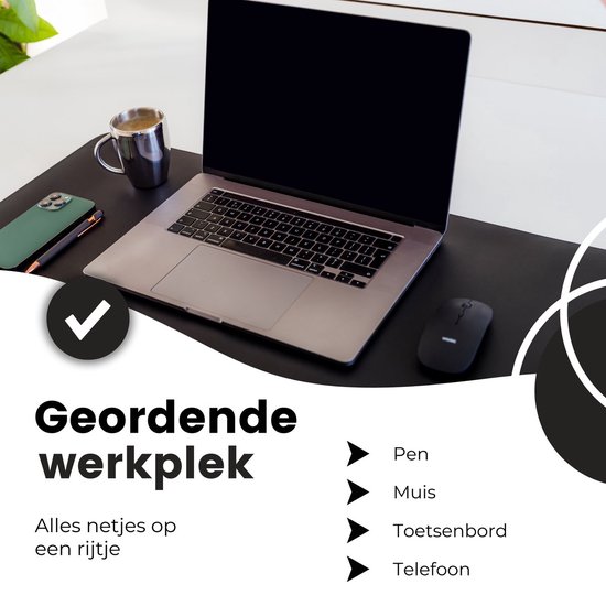 Anti-Slip Bureaumat, Natuurlijke Kurk & Lederen Bureaumat