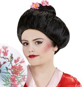 Widmann - Costume de Geisha - Perruque, Geisha Girl Kyoto - noir - Déguisements - Déguisements