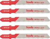 KWB decoupeerzaagblad - T schacht - Bi Metaal - Middel - Metaal en hout - Professional - 5 stuks