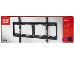 TV beugel universeel- One For All vast WM4611 - 32 t/m 90 inch - slechts 25 mm van de muur - max. 100 kg - VESA 600x400