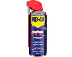 WD40® Kruipolie - Maakt vastzittende onderdelen los - Beschermt metalen oppervlakten - Verwijdert olie, vuil & vet - Siliconenvrij - Smart Straw - 400 ml