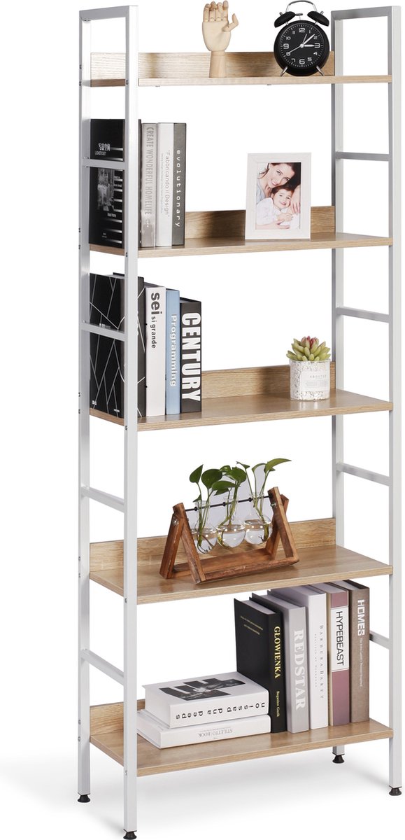 Ranch Boekenrek met Lades, 4 Rekken, Walnoot België Ranch Boekenrek met Lades, 4 Rekken, Walnoot België
