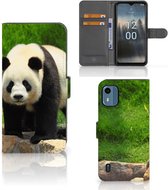 Telefoontas Nokia C12 Hoesje Panda