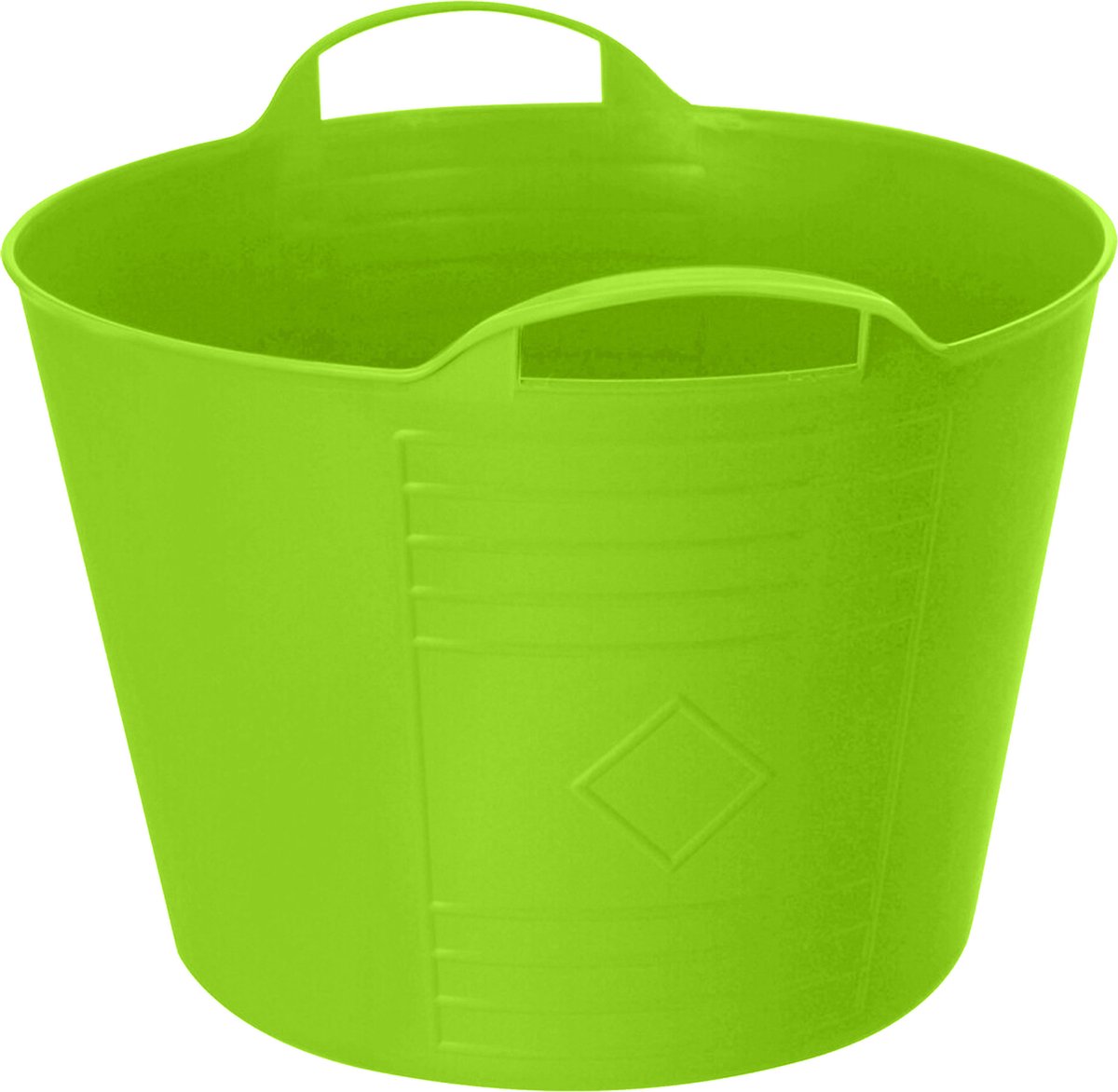 Goedkoopste Excellent Houseware Flexibele emmer - groen - 27 liter - kunststof - 40 x 35 cm