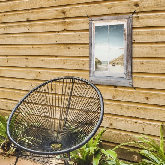 Affiche de jardin See-through - Plage - Vélo - 40x60 cm