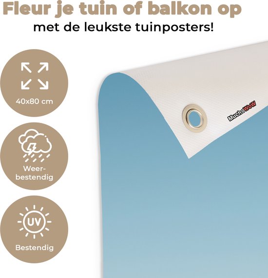 Affiche de jardin Île avec phare - Décoration murale cm - Décoration murale d'extérieur - Affiche de jardin - Toile de jardin - Affiche de clôture - Tableau de jardin