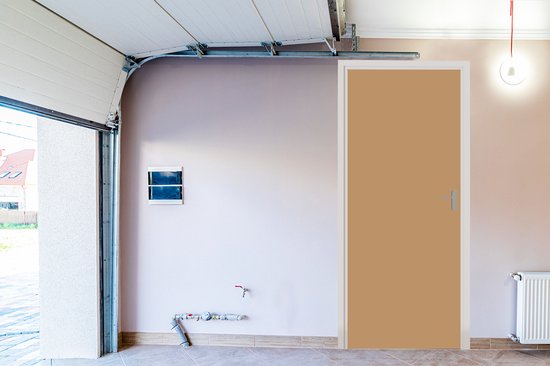 Sticker de porte Terre cuite - Lumière - Palette - 95x235 cm - Poster de porte