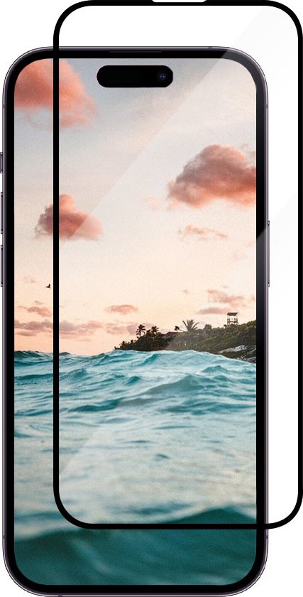 Casecentive Protecteur d'écran en verre 3D complet pour iPhone 15 Pro
