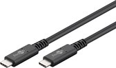 USB-C naar USB-C kabel - USB4 (tot 40 Gbit/s) - PD tot 100W - video tot 8K 60Hz / zwart - 0,75 meter