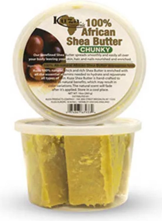 Beurre De Karité Africain 100% Pur Kuza - Hydratant Naturel Pour Le Corps, Sans Paraben Ni Sulfate