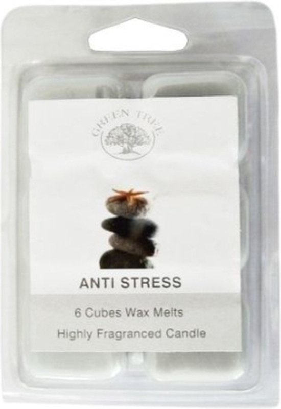Green Tree - Wax Melts - Wax - Kaars - Kaarsen - Anti Stress - 80 gram - 6 stuks per pakje