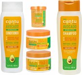 Cantu Avocado Leave-In Repair +Hydrating Curling Cream+Conditioner+Shampoo+gel