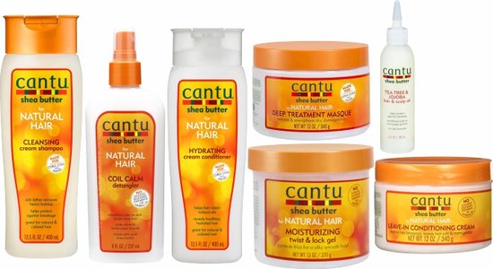 Cantu Care for Kids Shampooing + Conditioner + Revitalisant sans rinçage +  Démêlant Set