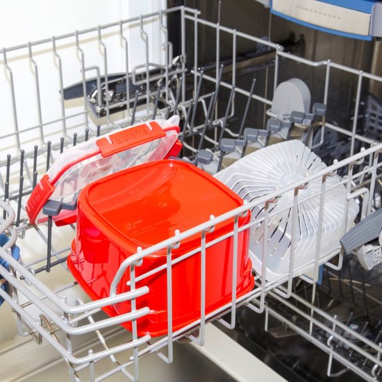 Cuit-vapeur Sistema Microwave - 2,4 l - Soupape de respiration - Rouge